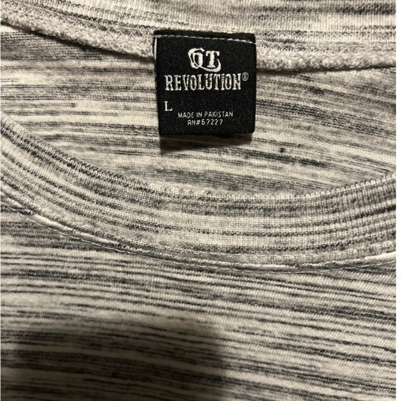 Revolution Heathered Gray Men's Tee - Picture 3 of 3